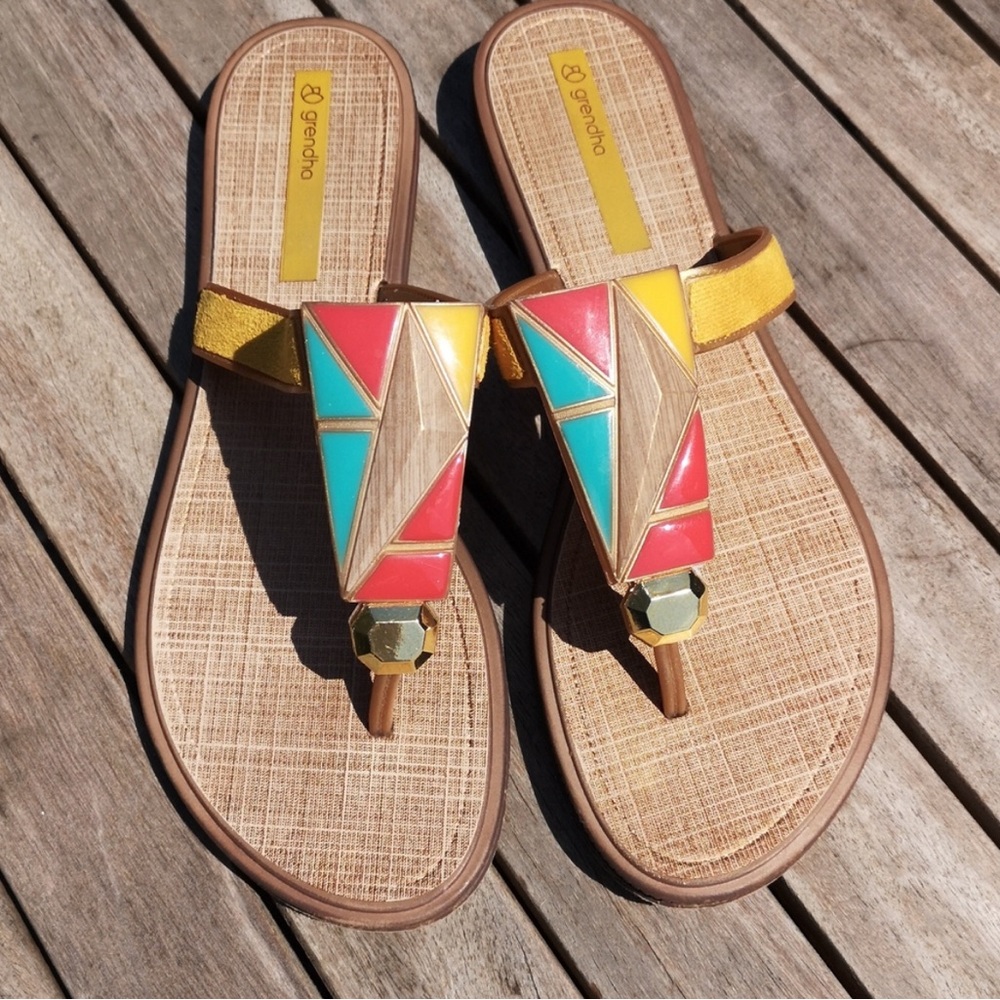 Grendha flip flops size 10